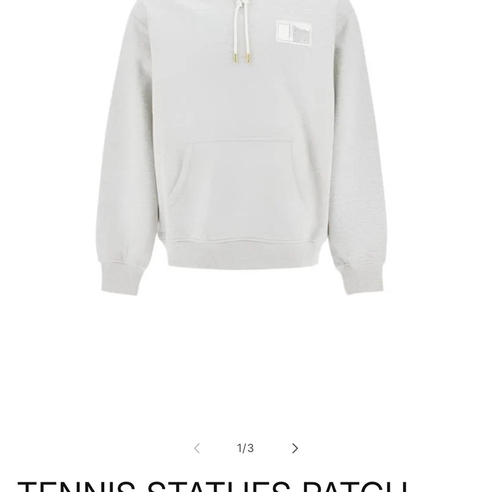 Unisex CASABLANCA TENNIS STATUES PATCH HOODIE